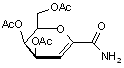 4-5-7-Tri-O-acetyl-2-6-anhydro-3-deoxy-D-lyxo-hept-2-enonamide