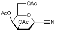 4-5-7-Tri-O-acetyl-2-6-anhydro-3-deoxy-D-lyxo-hept-2-enononitrile