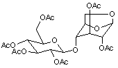 2-3-2-3-4-6-Hexa-O-acetyl-1-6-anhydro-β-D-cellobiose