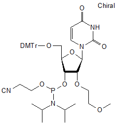 5-O-DMT-2-(2-methoxyethyl)uridine 3-CE phosphoramidite