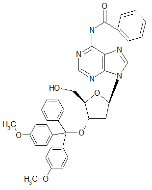 N6-Benzoyl-3-O-(4,4-dimethoxytrityl)-2-deoxyadenosine