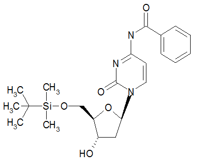 N4-Benzoyl-5-O-tert-butyldimethylsilyl-2-deoxycytidine