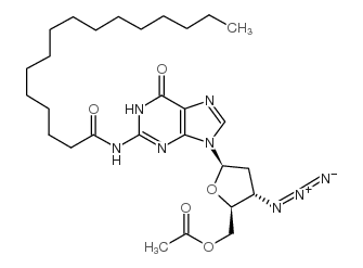 5-O-Acetyl-3-azido-2,3-dideoxy-N2-palmitoylguanosine