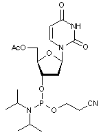 5-O-Acetyl-2-deoxyuridine 3-CE phosphoramidite