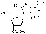 N6-Acetyl-2,3,5-tri-O-acetyl-8-hydroxyadenosine