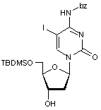 N4-Benzoyl-5-O-tert-butyldimethylsilyl-2-deoxy-5-iodocytidine