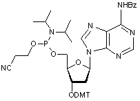 N6-Benzoyl-2-deoxy-3-O-DMT-adenosine 5-CE phosphoramidite