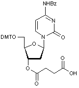 N4-Benzoyl-2-deoxy-5-O-DMT-cytidine 3-O-succinate