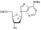 N6-Benzoyl-9-(2-deoxy-5-O-DMT-2-fluoro-β-D-arabinofuranosyl)adenine