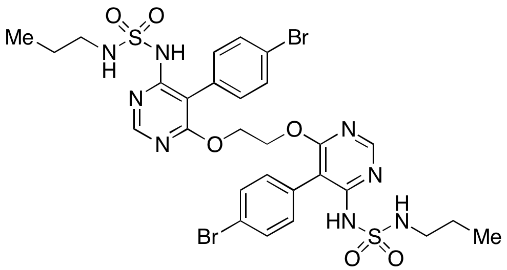 O-Desbromo-pyrimidinyl O-[6-N-(N-propyl)sulfamido-5-(4-bromophenyl)pyrimidin-4-yl] Macitentan