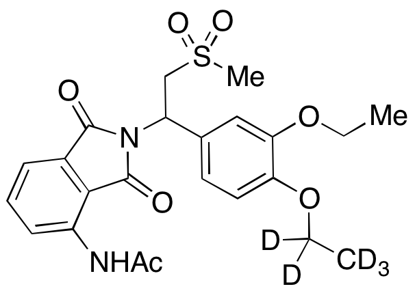 rac-4-O-Desmethyl-4-O-ethyl Apremilast-d5
