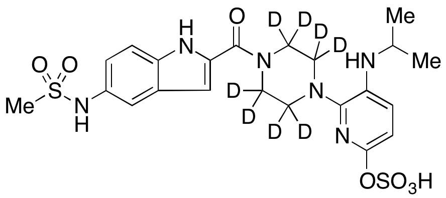 6-Hydroxy Delavirdine O-Sulfate-d8